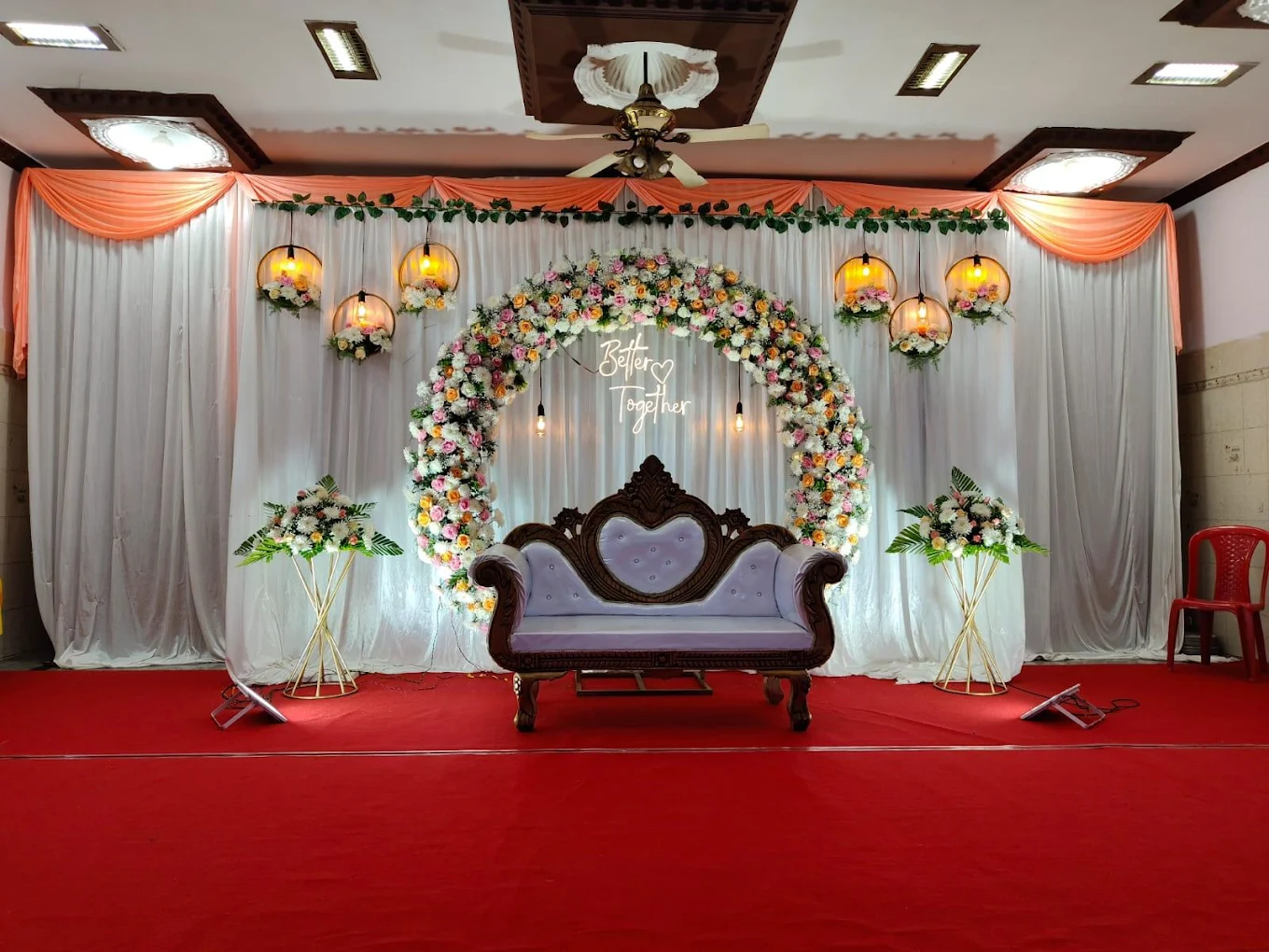 Engagement Decor Setup