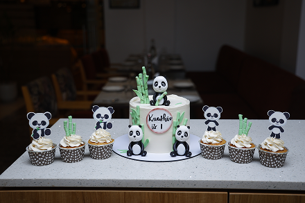 Panda Theme Cake